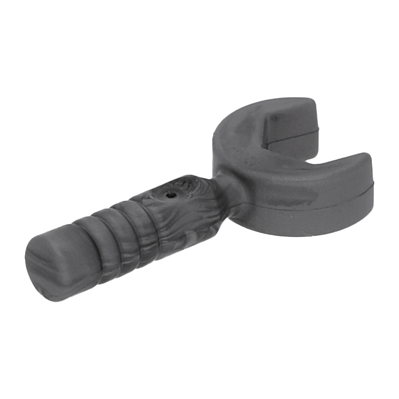 Госп. Інвентар 10шт Lego Open End Wrench 3-Rib Handle 11402g 6103444 Flat Silver Б/У - Retromagaz