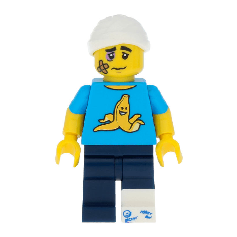 Фигурка Lego Series 15 Clumsy Guy Collectible Minifigures col231 Б/У - Retromagaz