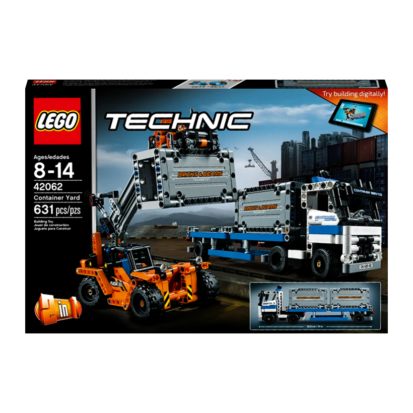 Конструктор Lego Container Yard Technic 42062 Новий - Retromagaz