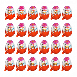 Набір Шоколадне Яйце 24шт Kinder Joy For Girls Festive Edition 20g - Retromagaz