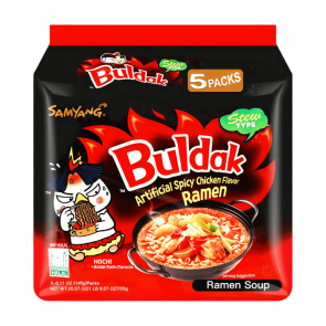Набор Лапша 5шт Samyang Buldak Hot Chicken Stew Type (Куриный Суп) Острая 145g