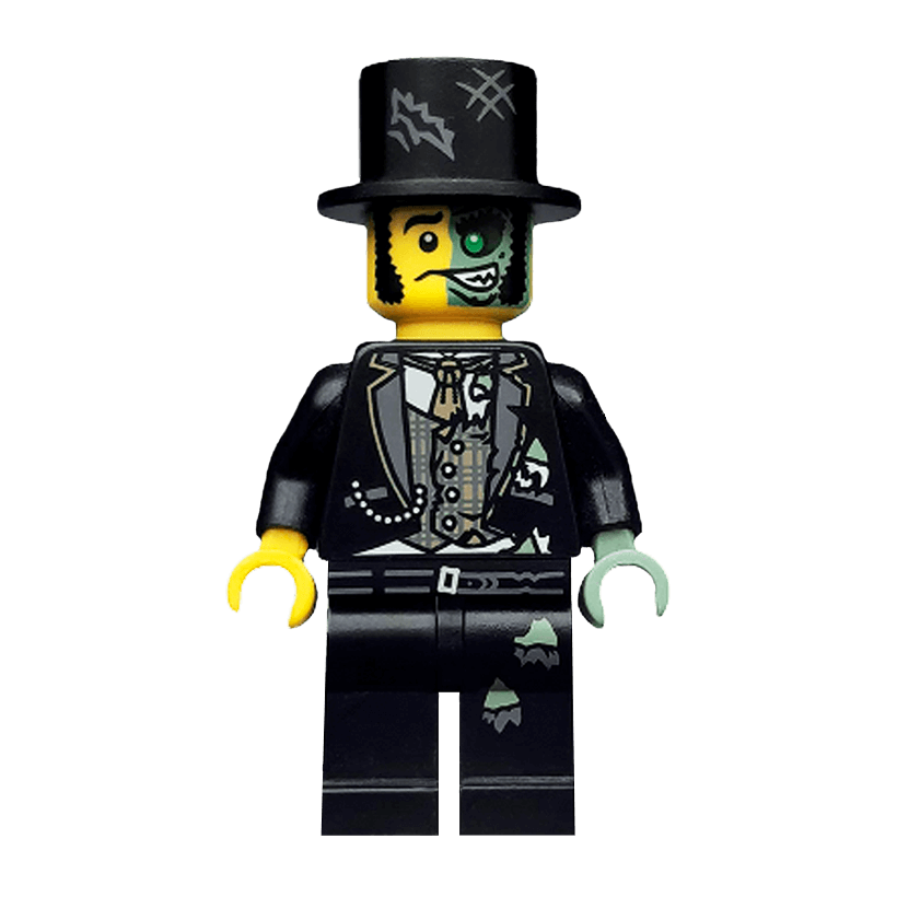 Фігурка Lego Series 9 Mr. Good and Evil Dr Jekyll and Mr Hyde Collectible Minifigures col09-14 col142 Б/У - Retromagaz