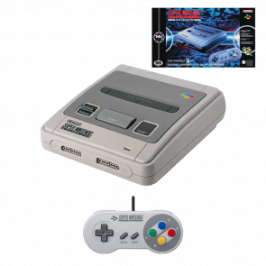 Консоль Nintendo SNES SNSP-001A PAL Singapore Indonesia Malaysia Asia Light Grey + Документация + Коробка Б/У - Retromagaz