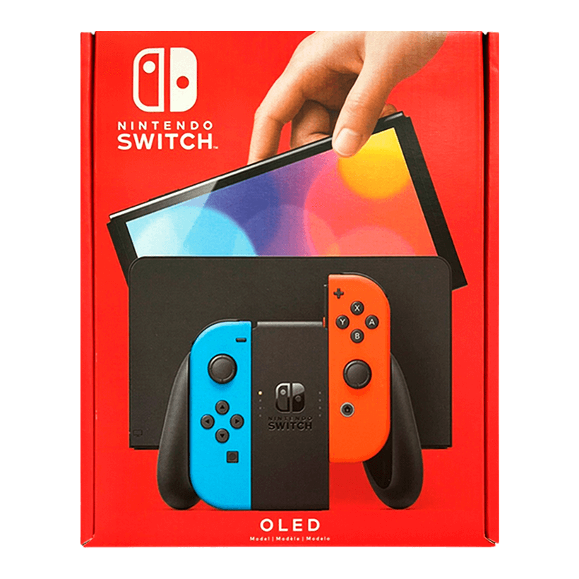 Коробка Nintendo Switch OLED Model Blue Red Б/У - Retromagaz
