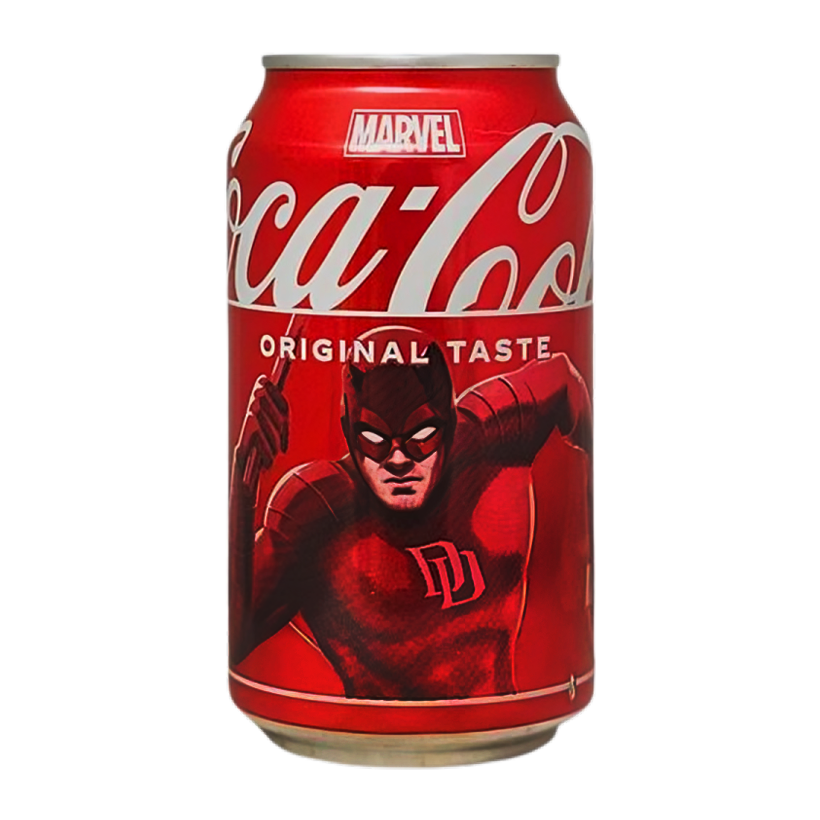 Напиток Coca-Cola Classic Marvel Limited Edition Daredevil 330ml - Retromagaz
