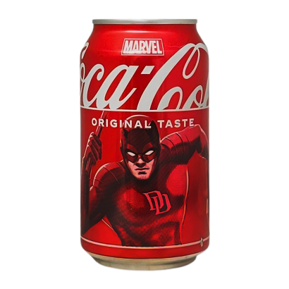 Напій Coca-Cola Classic Marvel Limited Edition Daredevil 330ml - Retromagaz