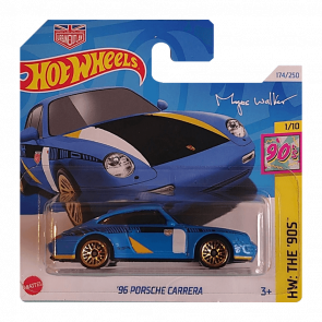 Машинка Базова Hot Wheels '96 Porsche Carrera Magnus Walker The `90S 1:64 HTB03 Blue