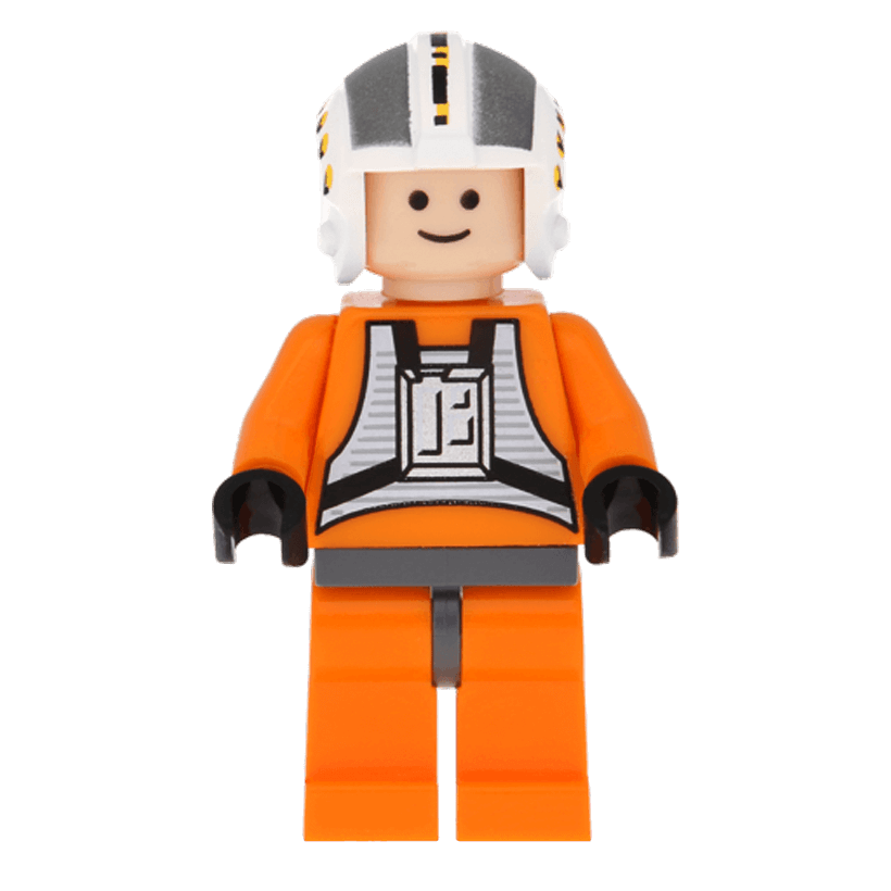 Фігурка Lego Повстанець Wedge Antilles Star Wars sw0089 6212 Б/У - Retromagaz