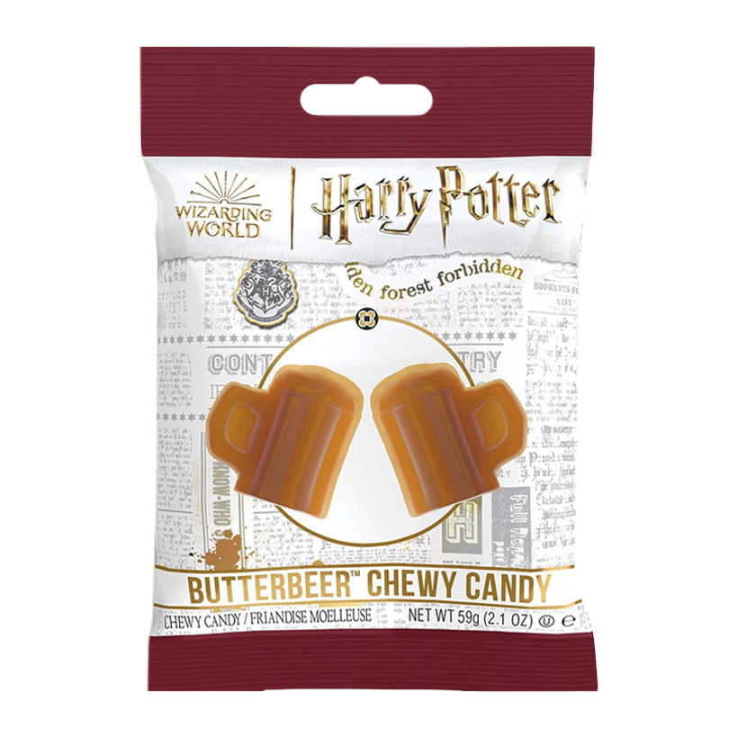 Конфеты Жевательные Jelly Belly Butterbeer Chewy Candy Harry Potter - Retromagaz