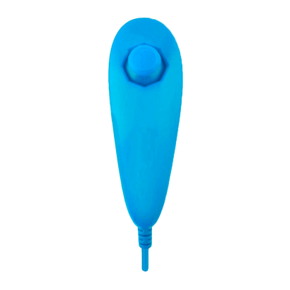 Контролер Дротовий RMC Wii Nunchuk Light Blue 1m Новий - Retromagaz