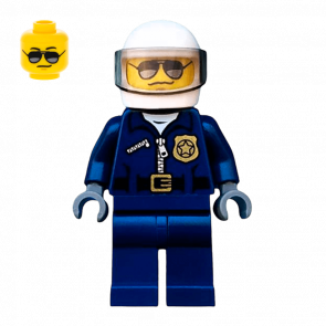 Фігурка Lego 973pb1547 Helicopter Pilot City Police cty0487a Б/У - Retromagaz