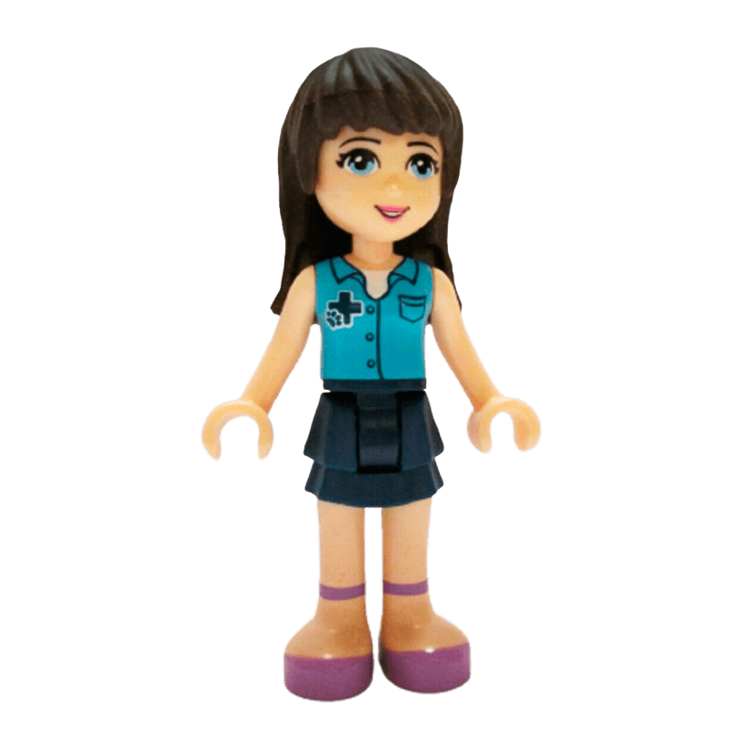 Фигурка Lego Girl Sophie Dark Blue Skirt Friends frnd159 Б/У - Retromagaz