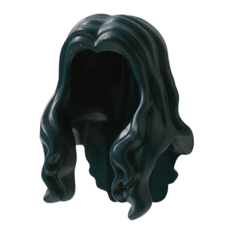 На Голову Lego Другое Hair Long Wavy with Center Part Другое 95225 33461 mof008 njo288 6008344 6173665 6202287 Black Б/У - Retromagaz