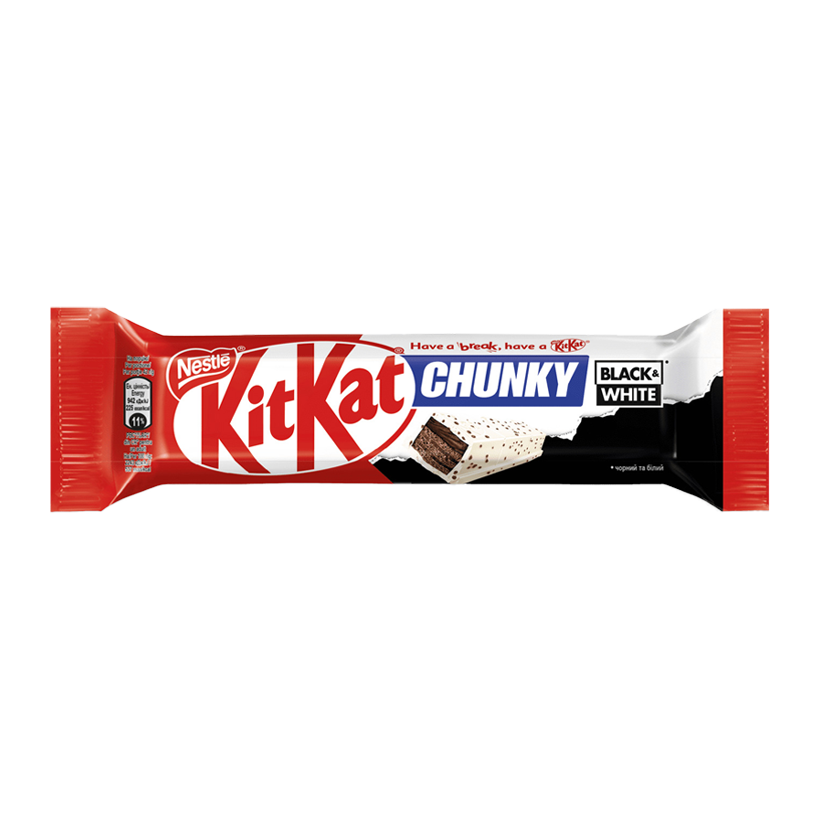 Батончик Nestle Kit Kat Chunky Black&White с Какао-Порошком 42g - Retromagaz