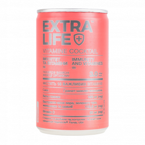 Напиток Extra Life со Стевией Иммунитет и Витамины 150ml