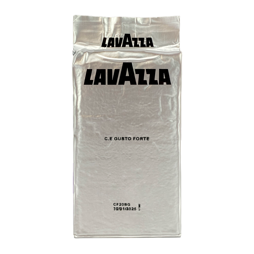 Кофе Молотый Lavazza Crema e Gusto Forte Срібна Упаковка 250g - Retromagaz