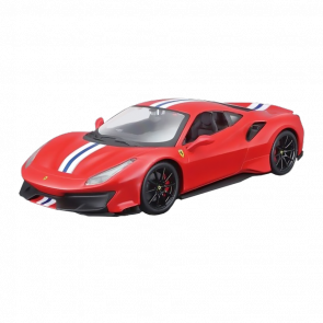 Машинка Bburago Ferrari 488 Pista Race & Play 1:24 Red