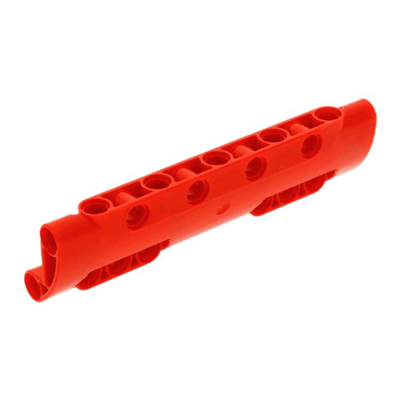 Technic 2шт Lego Панель Зігнута with 10 Pin Holes 11 x 3 11954 6036771 Red Б/У - Retromagaz
