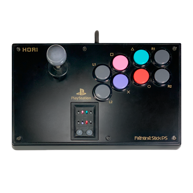 Геймпад Дротовий Hori PlayStation 1 Arcade Joystick Fighting Stick PS HPS-07 Black 1.5m Б/У - Retromagaz