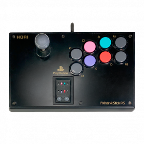 Геймпад Проводной Hori PlayStation 1 Arcade Joystick Fighting Stick PS HPS-07 Black 1.5m Б/У - Retromagaz