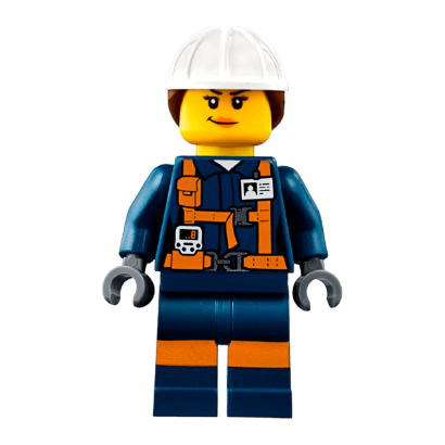 Фигурка Lego 973pb2991 Miner Female Explosives Engineer City Construction cty0877 Б/У - Retromagaz