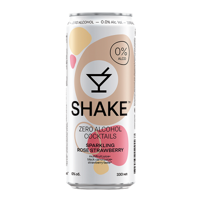 Напиток Shake Sparkling Strawberry 330ml - Retromagaz