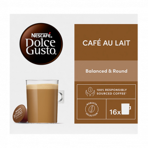 Кофе в капсулах Nescafe Dolce Gusto Cafe Au Lait - 16 шт - Retromagaz