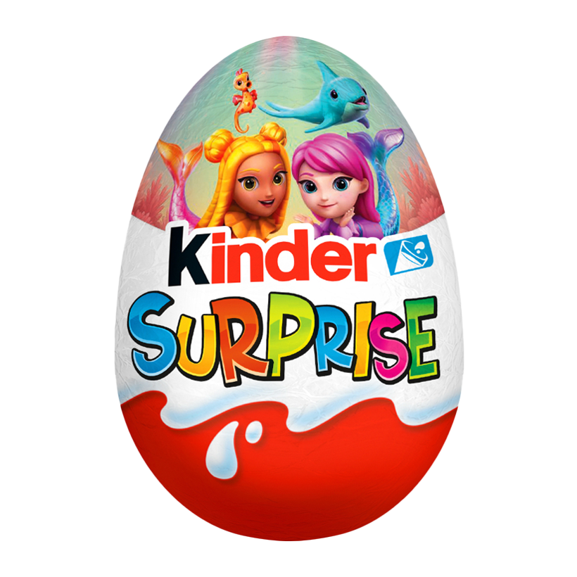 Шоколадне Яйце Kinder Surprise Русалоньки 20g - Retromagaz