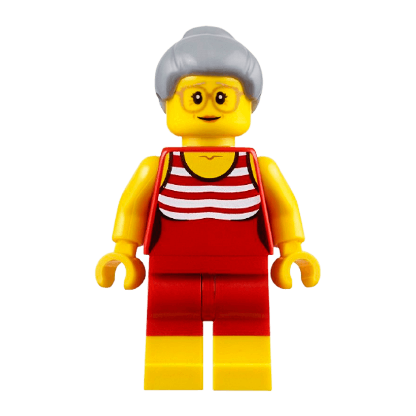 Фігурка Lego People 973pb2733 Beachgoer City cty0766 Б/У - Retromagaz