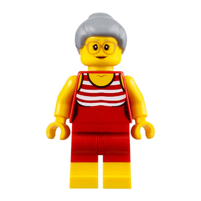 Фигурка Lego 973pb2733 Beachgoer City People cty0766 Б/У - Retromagaz