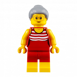 Фігурка Lego 973pb2733 Beachgoer City People cty0766 Б/У