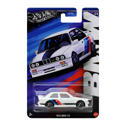 Тематична Машинка Hot Wheels 1992 BMW M3 BMW 1:64 JBY56 White - Retromagaz