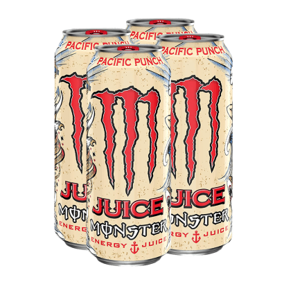Набір Напій Енергетичний 4шт Monster Energy Pacific Punch 500ml - Retromagaz