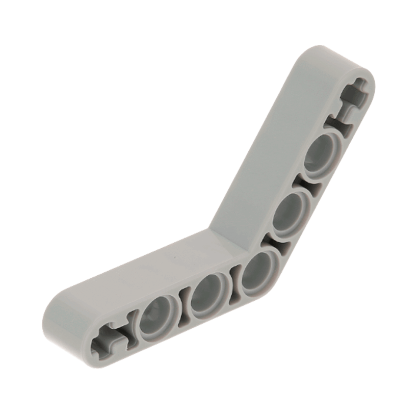 Technic 10шт Lego Балка Товста Кутова 120 4 - 4 1 x 7 32348 42165 4143193 4211668 6278129 Light Bluish Grey Б/У - Retromagaz