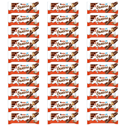 Набор Батончик Kinder Bueno 2 Pieces 43g 30шт - Retromagaz