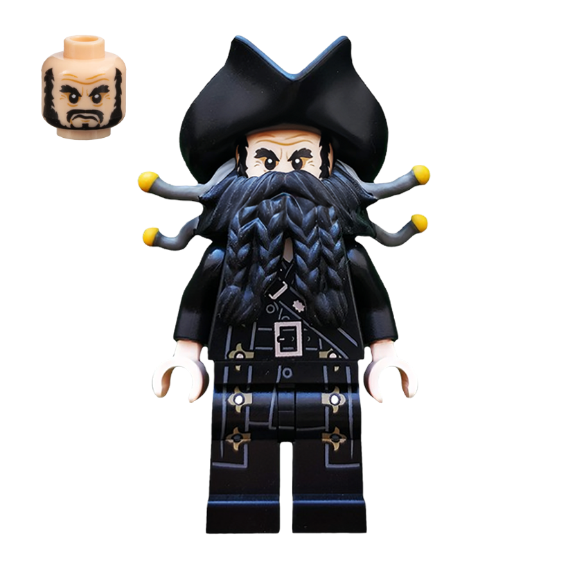 Фігурка Lego Pirates of the Caribbean Blackbeard Films poc007 Б/У - Retromagaz