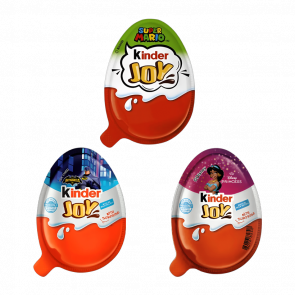 Набір Шоколадне Яйце  Kinder Joy Super Mario Nintendo 20g  + Joy Batwheels + Joy Disney Princess - Retromagaz
