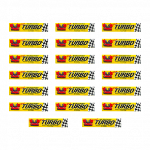 Набір Жувальна Гумка 20шт Turbo Soft Bubble Gum Sticks 13g - Retromagaz