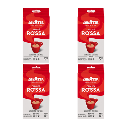 Набор Кофе Молотый Lavazza 4шт Qualita Rossa 250g - Retromagaz
