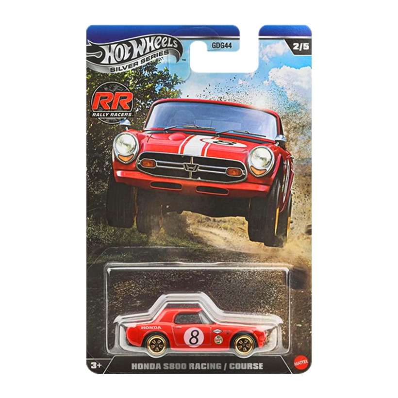 Тематична Машинка Hot Wheels Honda S800 Racing Rally Champs 1:64 JKX62 Red - Retromagaz