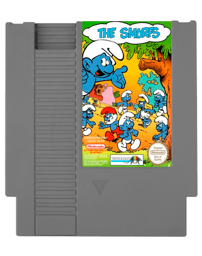 Игра Nintendo NES The Smurfs Europe Английская Версия Только Картридж Б/У Хороший - Retromagaz