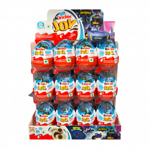 Набір Шоколадне Яйце 24шт Kinder Joy Batwheels 20g - Retromagaz