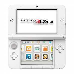 Консоль Nintendo 3DS XL Модифікована 32GB White + 10 Вбудованих Ігор Б/У