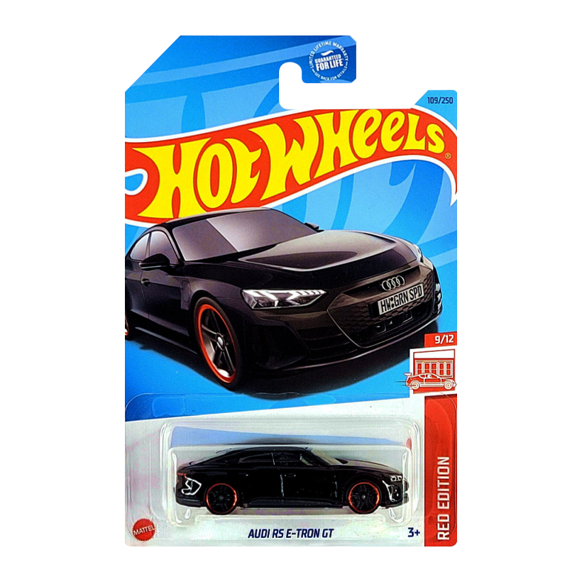 Машинка Базова Hot Wheels Audi RS E-Tron GT Red Edition 1:64 HKL59 Black - Retromagaz