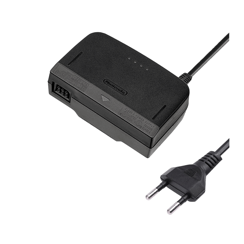 Блок Питания Nintendo N64 NUS-002 12V 0.8A Black 2.3m Б/У - Retromagaz