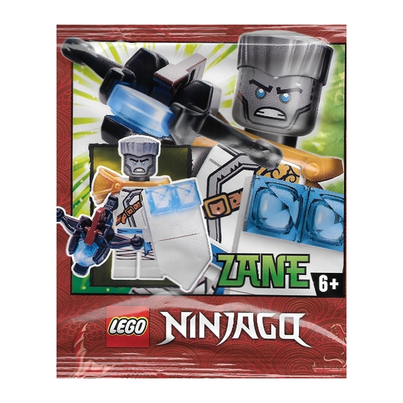 Конструктор Lego Фигурка Zane Foil Pack #7 Hero Hair Foil Pack Ninjago 892173 njo0690 Новый - Retromagaz