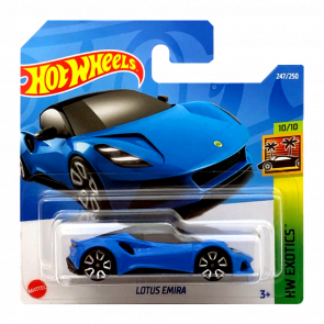 Машинка Базовая Hot Wheels Lotus Emira Exotics 1:64 HCT00 Blue