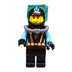 Lego Фигурка Aquazone Aquashark Аквалангист 7 aqu021 1 Ориг Б/У О