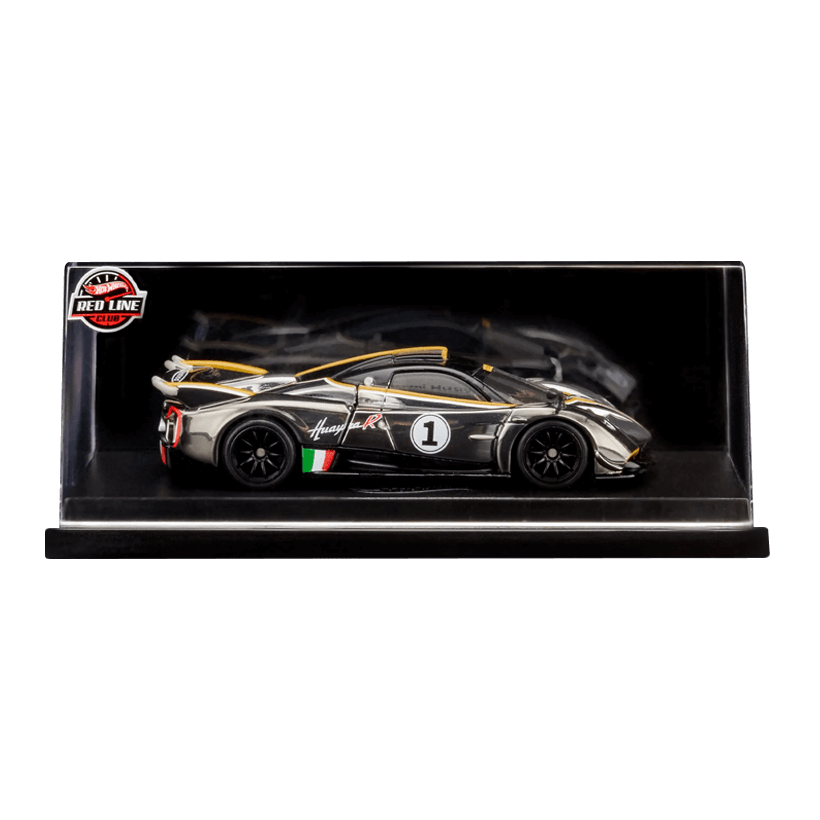 Машинка Premium Hot Wheels '21 Pagani Huayra R Red Line Club RLC 1:64 HMY25 Silver - Retromagaz