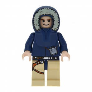 Фігурка Lego Повстанець Han Solo Light Nougat Parka Hood Star Wars sw0253 Б/У - Retromagaz